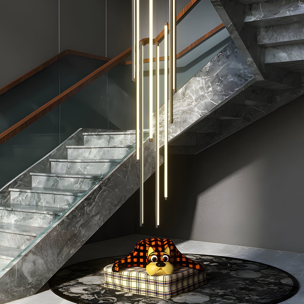 RAVENWOOD TWISTED SPIRAL STAIRCASE LUMINAIRE
