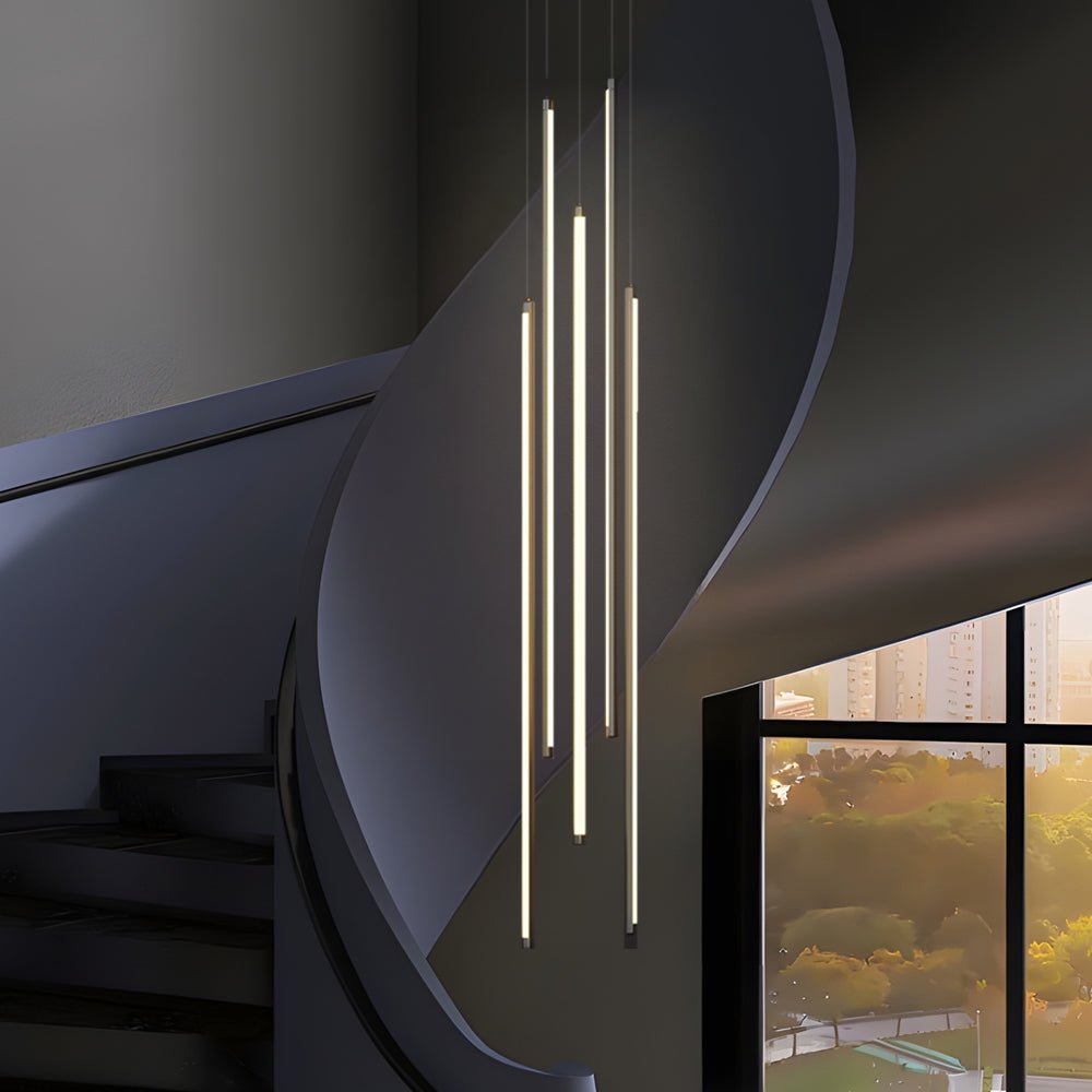 RAVENWOOD TWISTED SPIRAL STAIRCASE LUMINAIRE