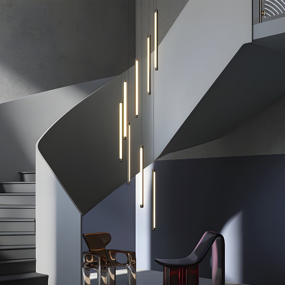 RAVENWOOD TWISTED SPIRAL STAIRCASE LUMINAIRE