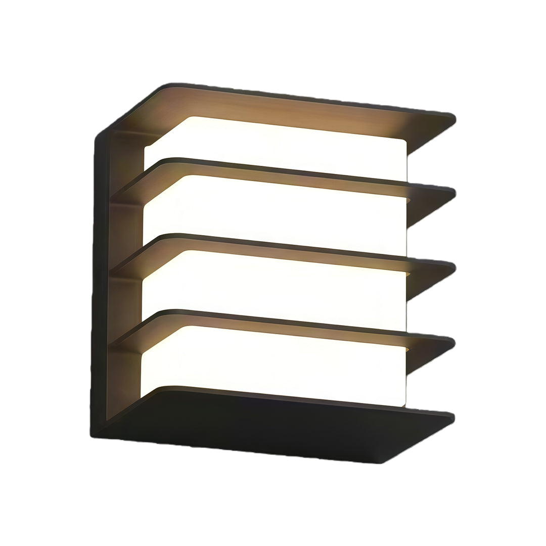 RAVENHALL SQUARE BLACK OUTDOOR LED ILLUMINATOR