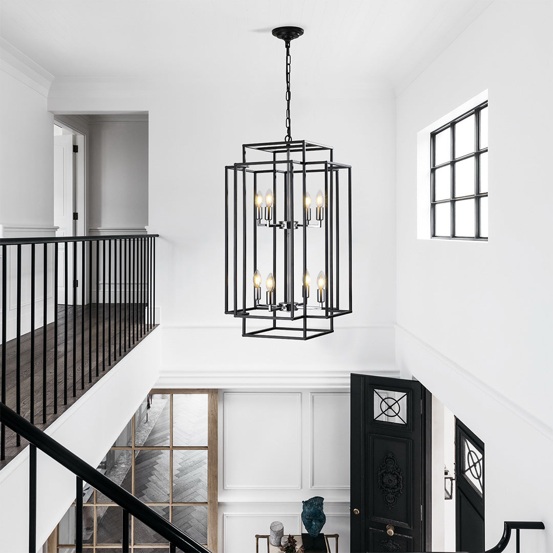 BRANSON RUSTIC IRON HANGING LANTERN