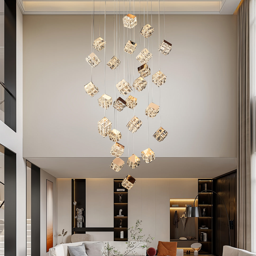 VANDERBILT CRYSTAL ASCENT CHANDELIER