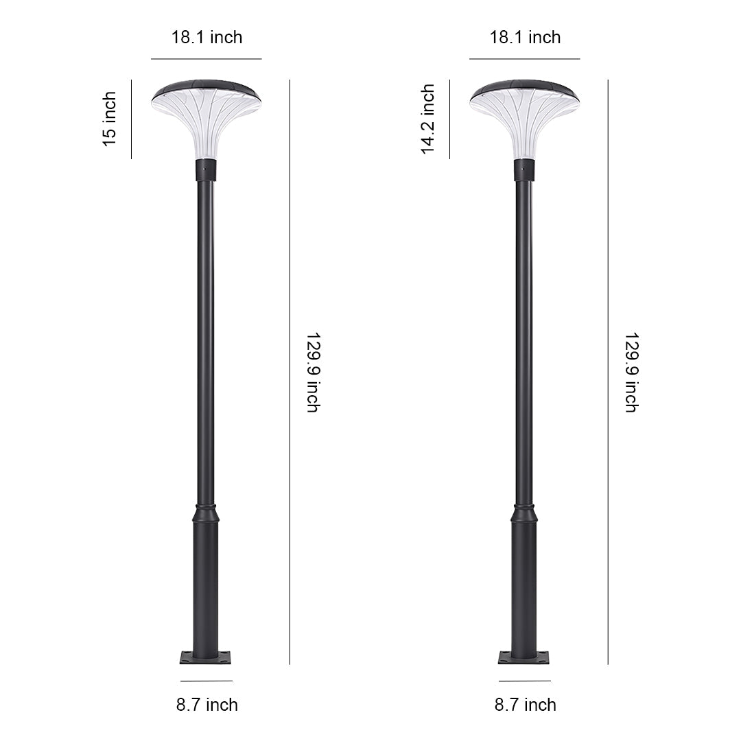 WINTERBOURNE SOLAR-POWERED HIGH POLE ILLUMINATOR