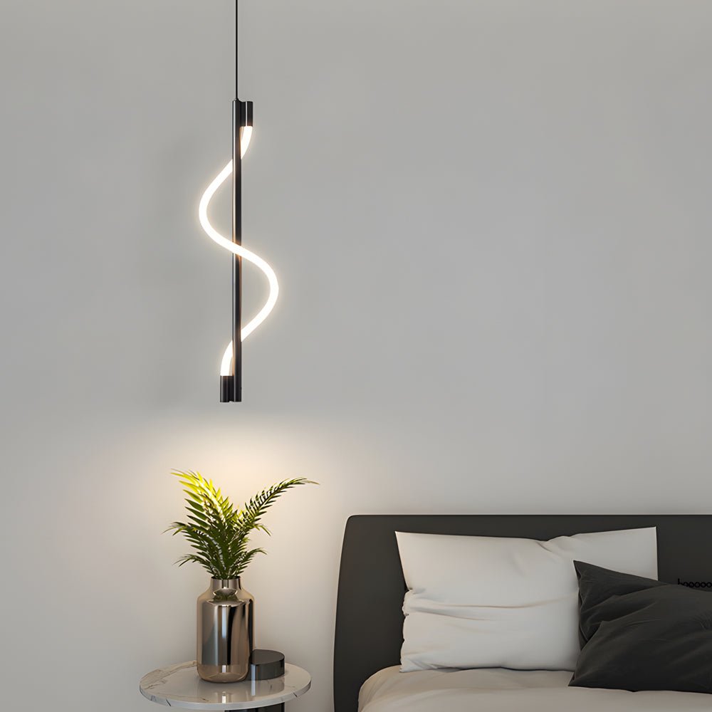 WINDSOR TWISTED ROPE LED PENDANT WITH DIMMER CONTROL