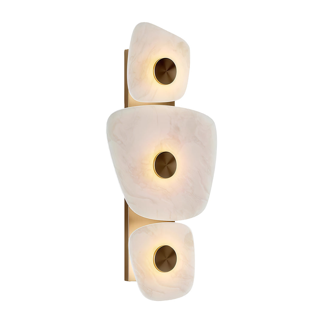 WINTERBOURNE COPPER MARBLE ILLUMINATED WALL LANTERN