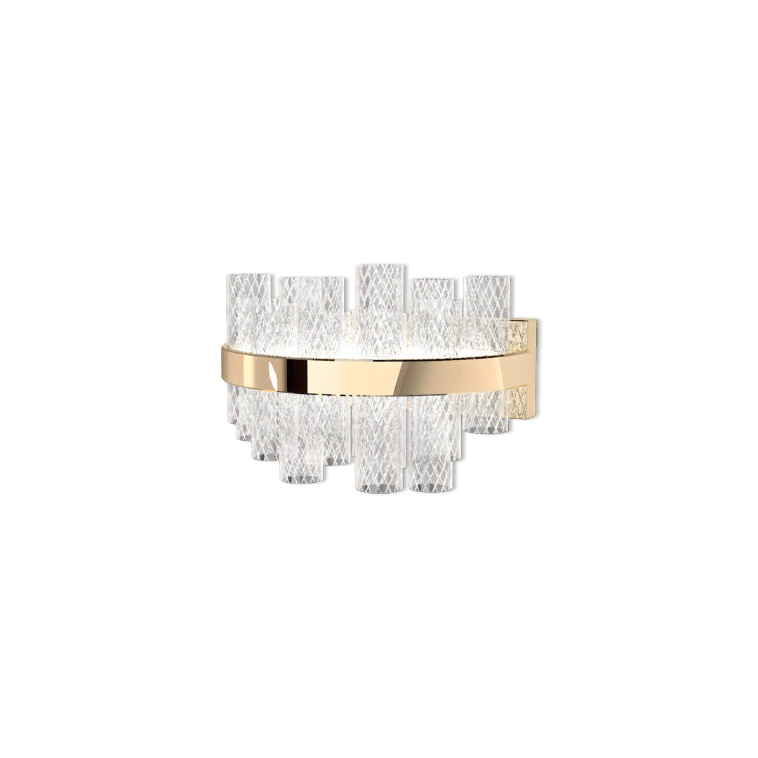 WINDSOR GLASS AND STEEL WALL LANTERN