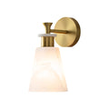 WINTERBOURNE BRASS AND MARBLE WALL LIGHT