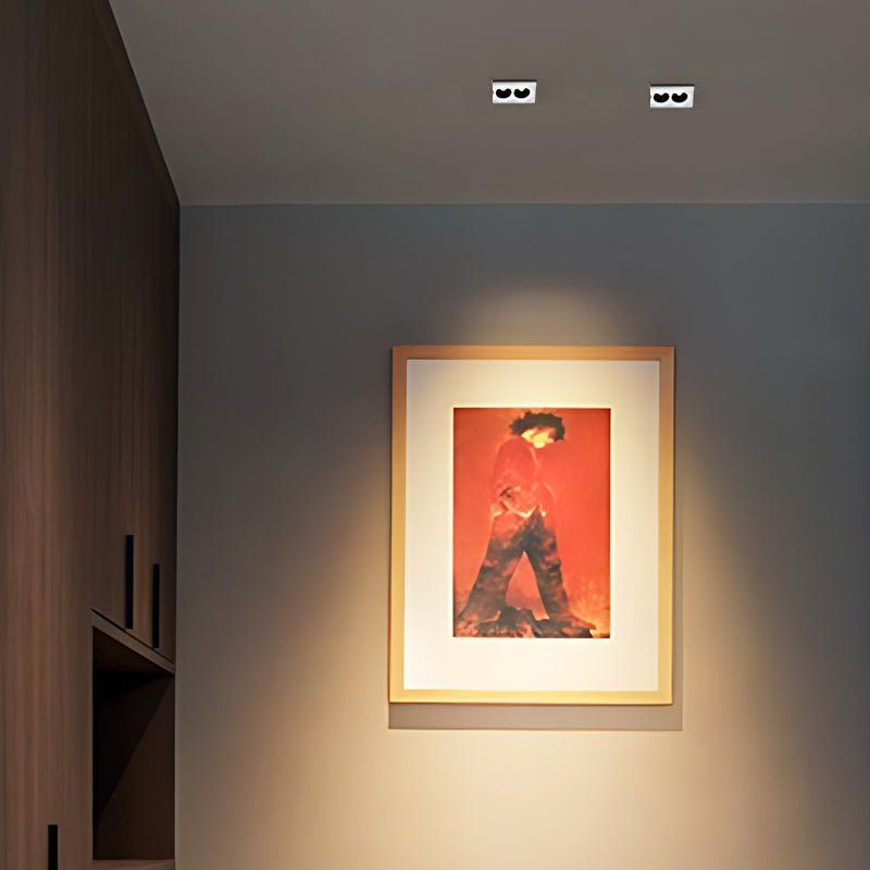 WINTHROP WHITE ALUMINUM LED DOWNLIGHT WITH ANTI-GLARE FOCUS