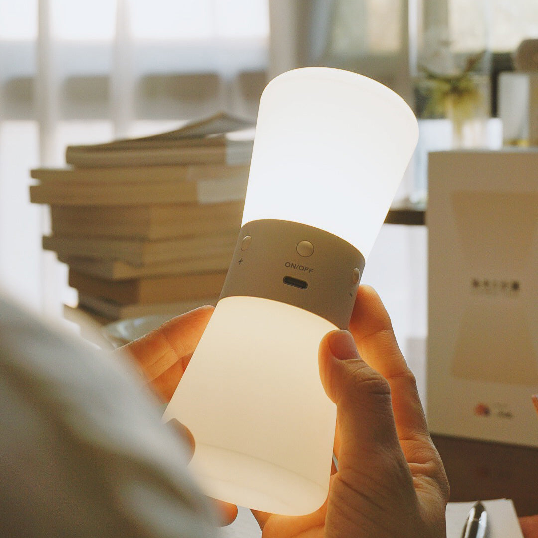 WINDSOR HOURGLASS ILLUMINATION TABLE LAMP WITH GRAVITY SENSOR