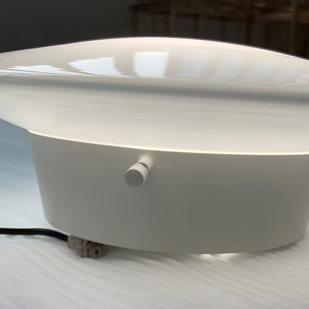 WHITBY GLAZED LED CEILING FLUSH LIGHT, MINIMALIST DESIGN FOR BEDROOM