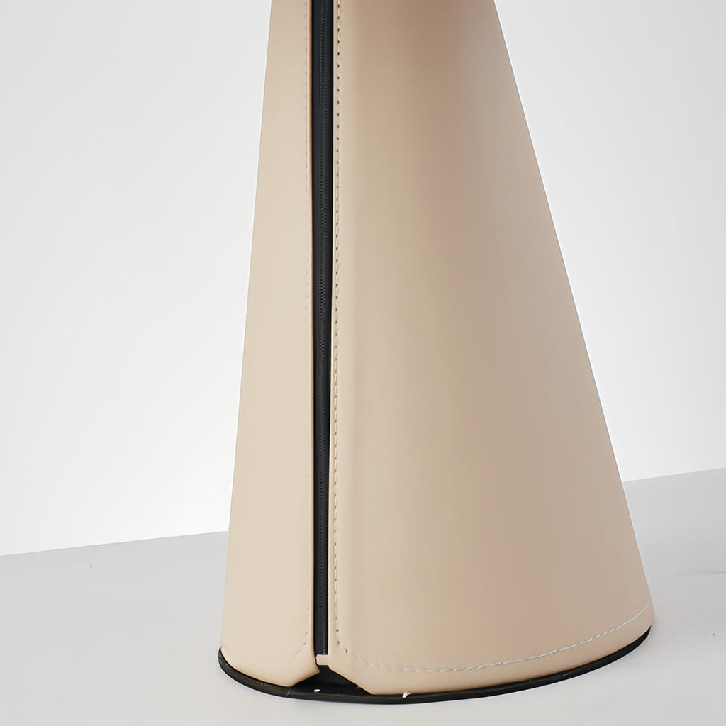 WINDSOR WHITE PLEATED TABLE LAMP, MODERN BEDSIDER WITH CHIC SHADE