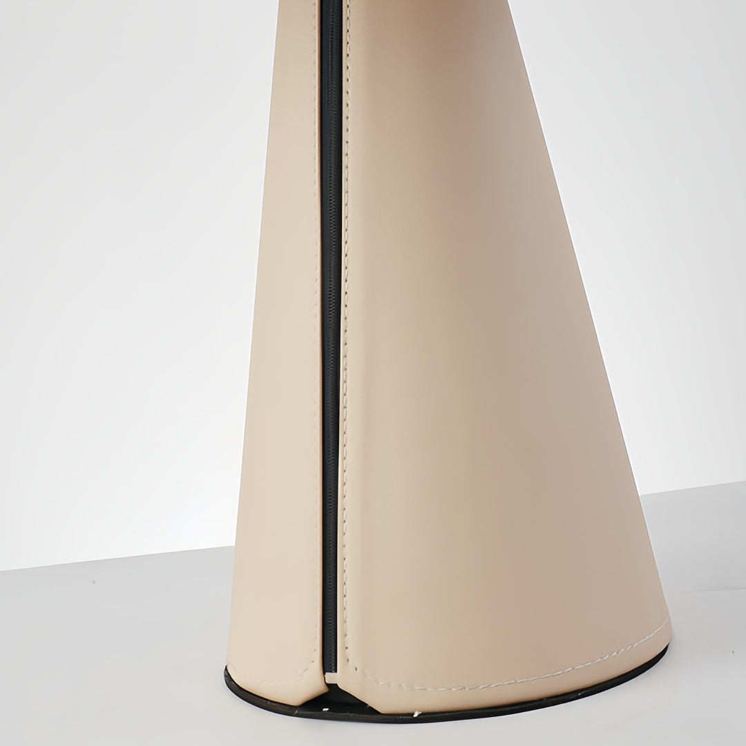 WINDSOR WHITE PLEATED TABLE LAMP, MODERN BEDSIDER WITH CHIC SHADE