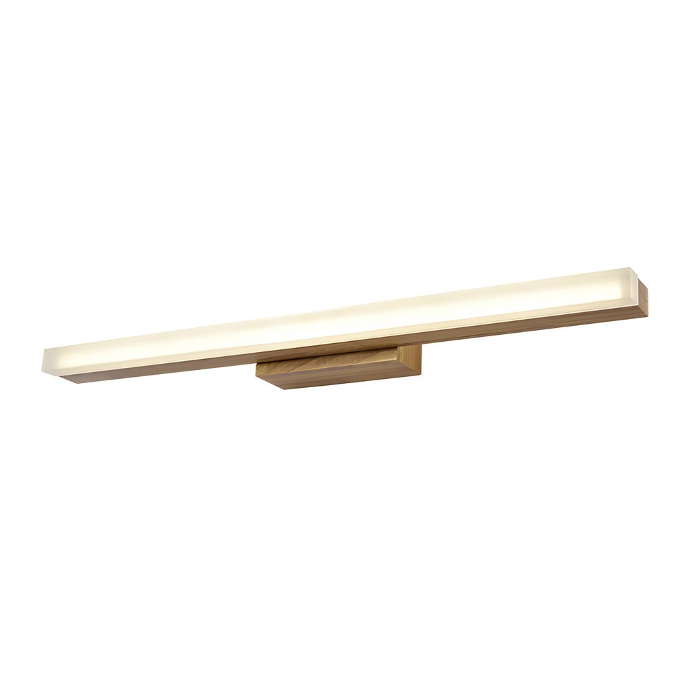 RAVENHURST WOODEN RECTANGULAR LED BATHROOM SCONCE