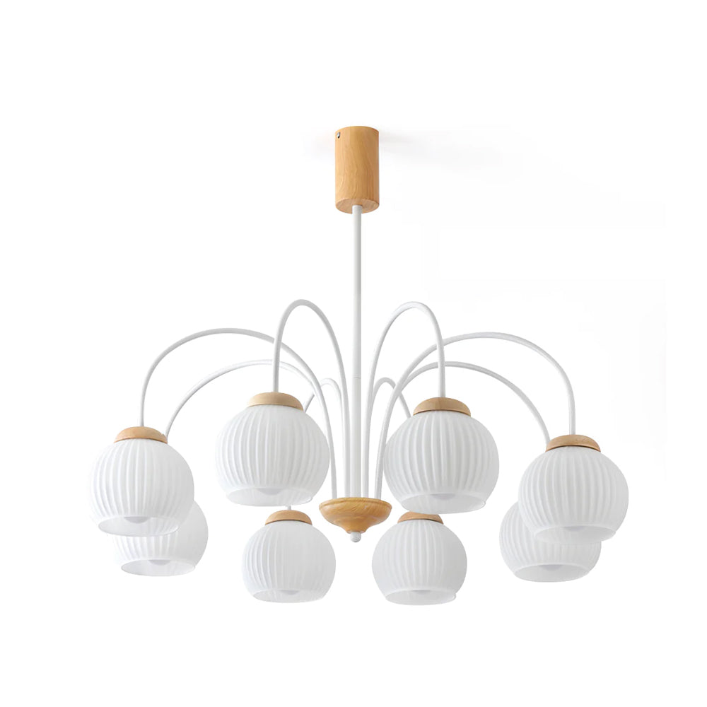 WINTHORPE RUSTIC WOODEN CANOPY CHANDELIER