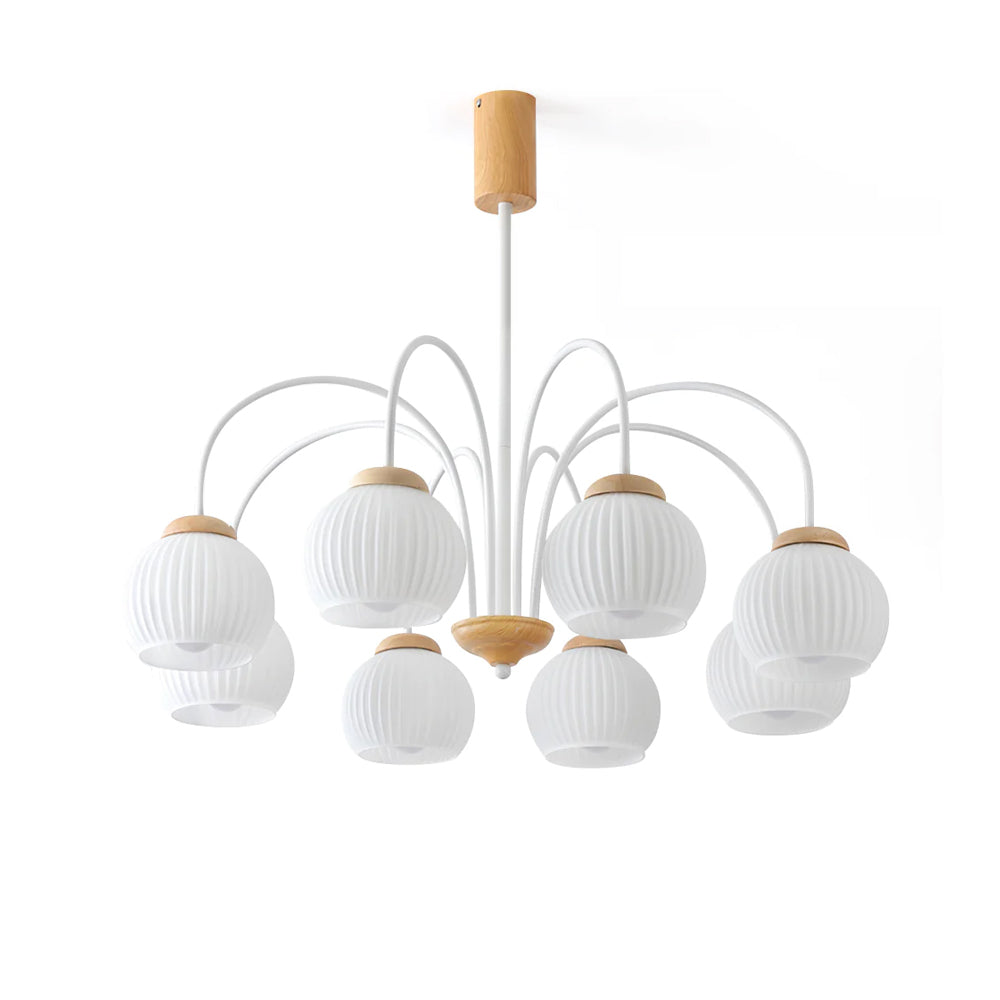 WINTHORPE RUSTIC WOODEN CANOPY CHANDELIER