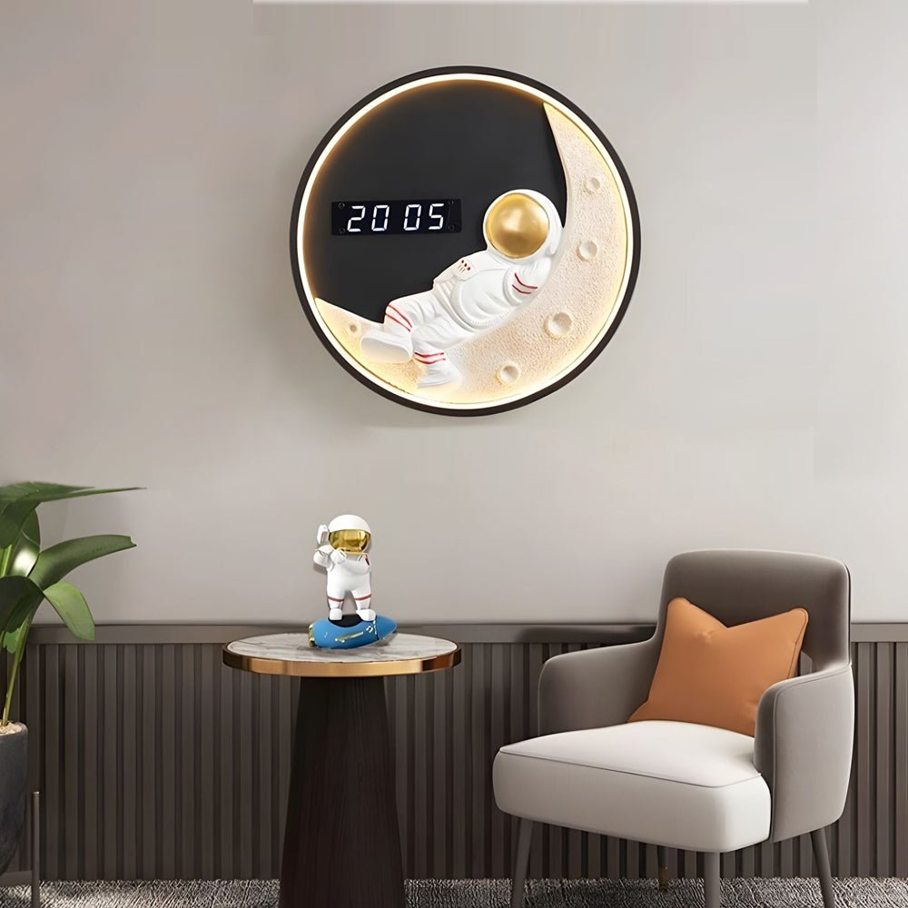 ASTRAL LIGHTSCOPE ASTRONAUTIC TIMEPIECE WALL LAMP
