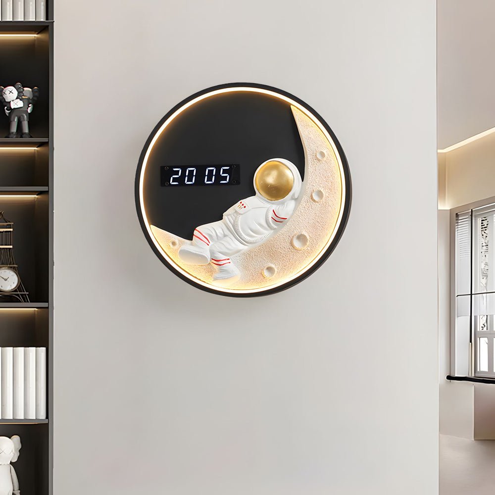 ASTRAL LIGHTSCOPE ASTRONAUTIC TIMEPIECE WALL LAMP