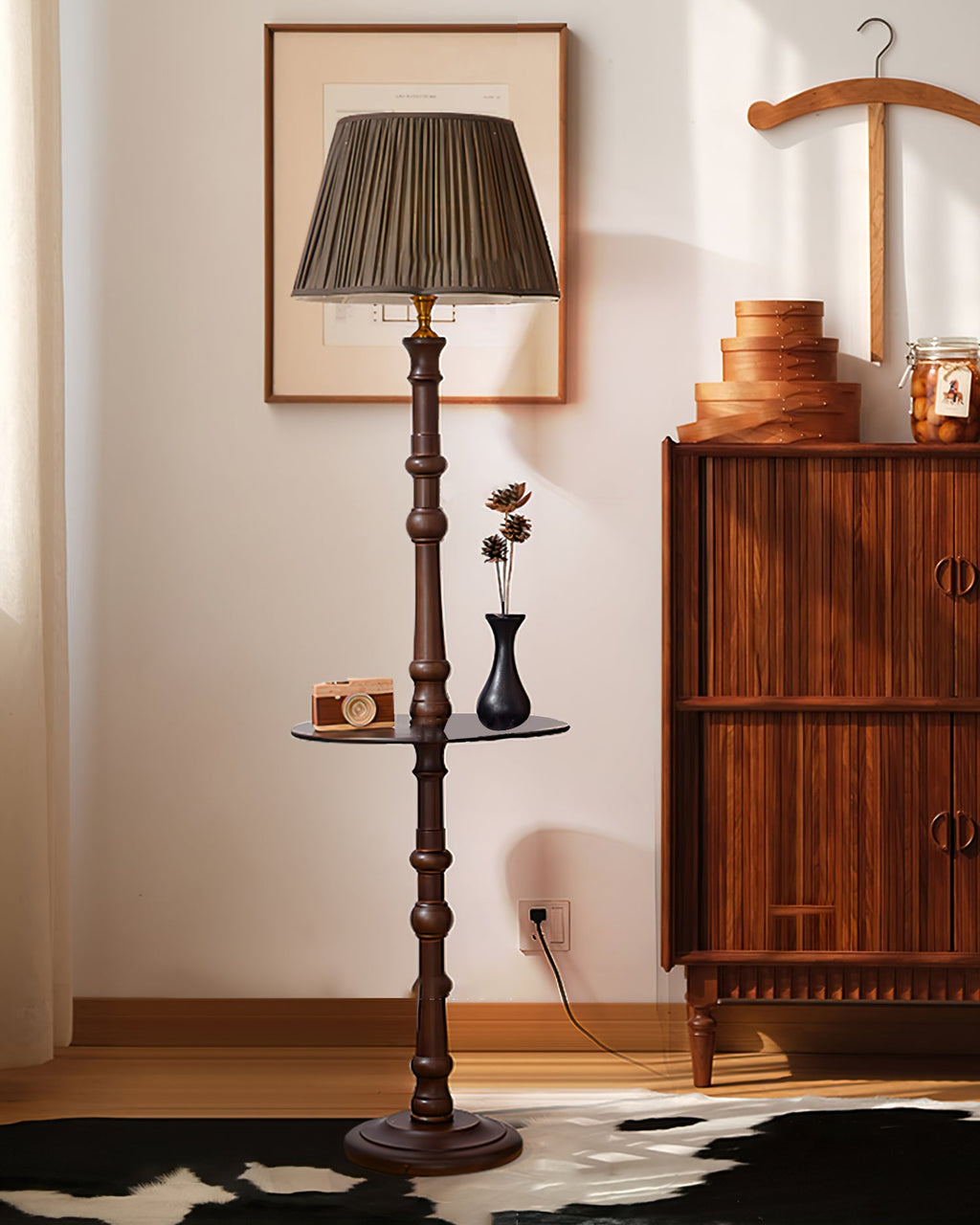 CELTIC GLOWING ORB FLOOR LANTERN
