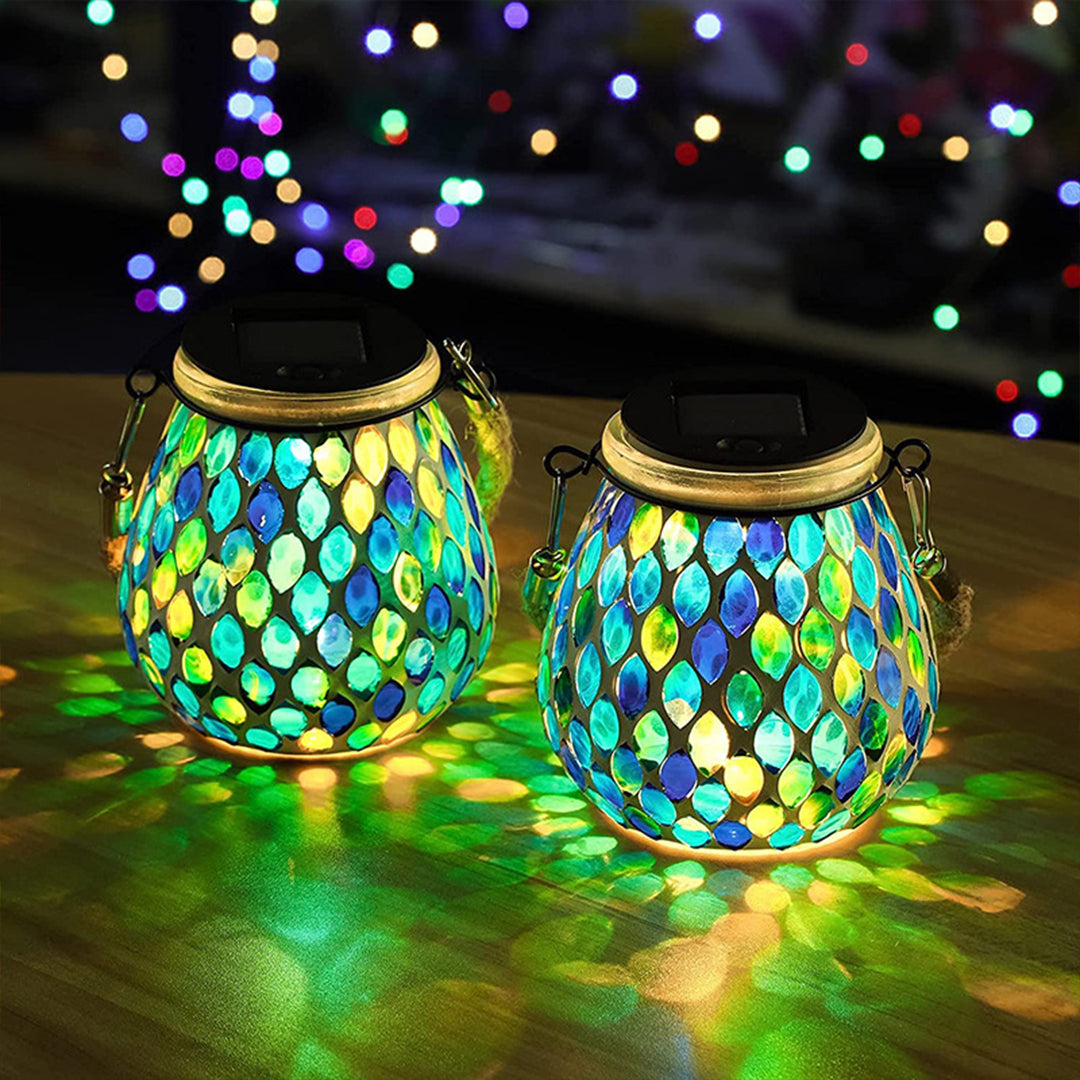 RAVENSCROFT SOLAR-MOSAIC GARDEN ILLUMINATOR
