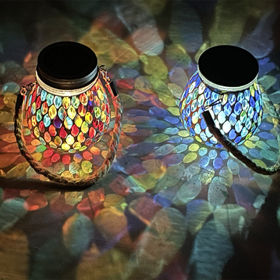 RAVENSCROFT SOLAR-MOSAIC GARDEN ILLUMINATOR