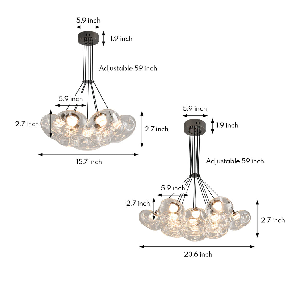WINDSOR STARLIGHT MODERN CHANDELIER
