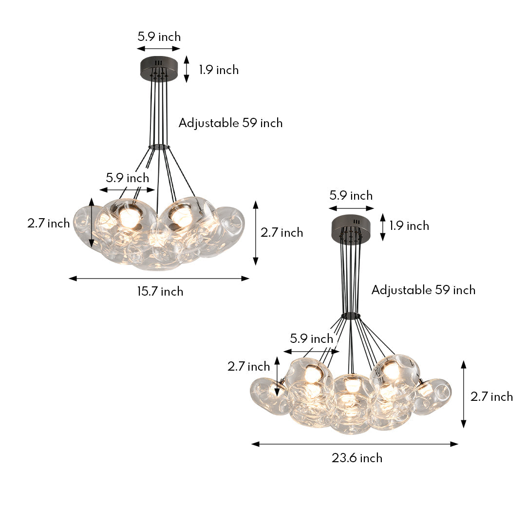 WINDSOR STARLIGHT MODERN CHANDELIER