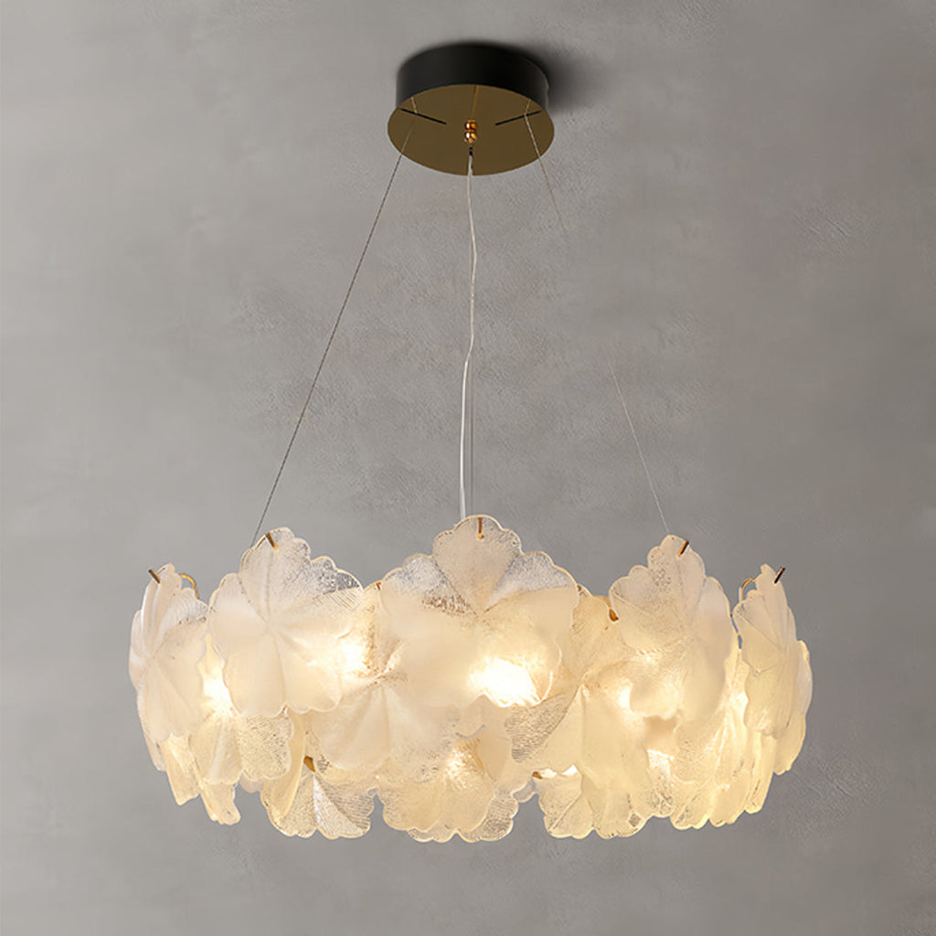 CHARLOTTESVILLE CRYSTAL CIRCLE CHANDELIER