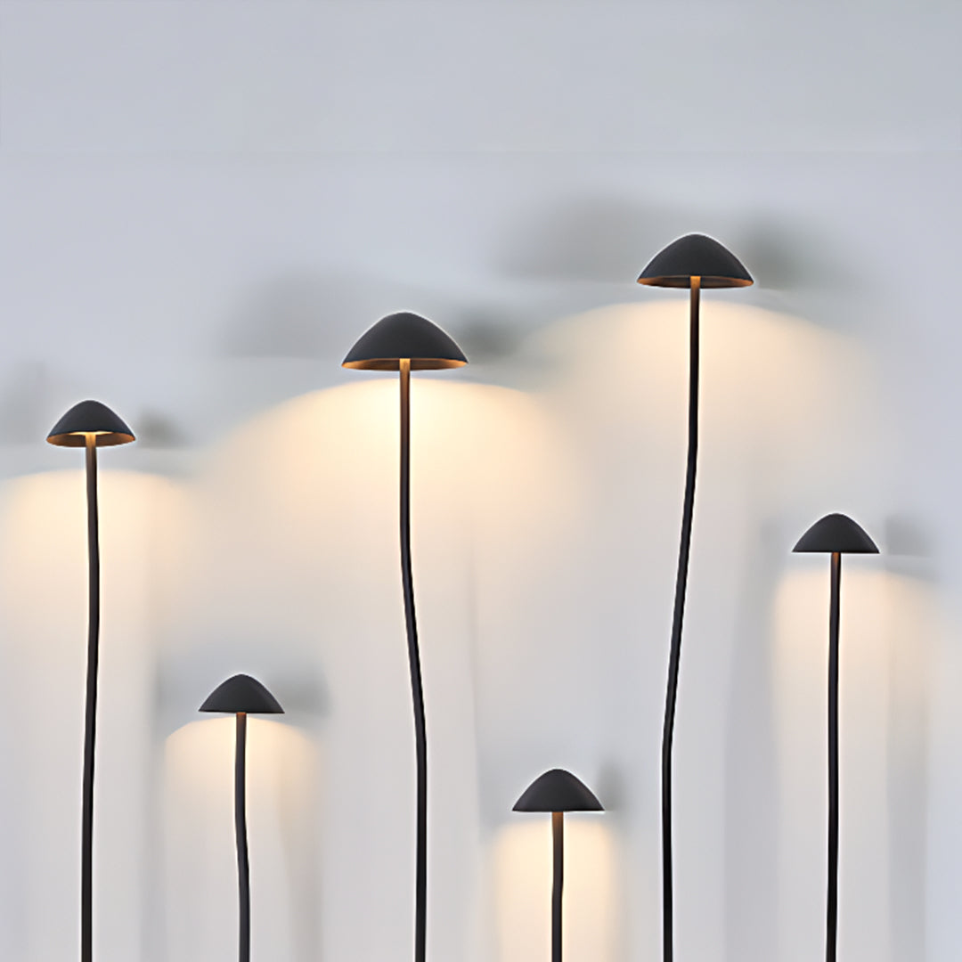 BRAMBLEWOOD METAL MUSHROOM GLOWING LANDSCAPE LANTERN