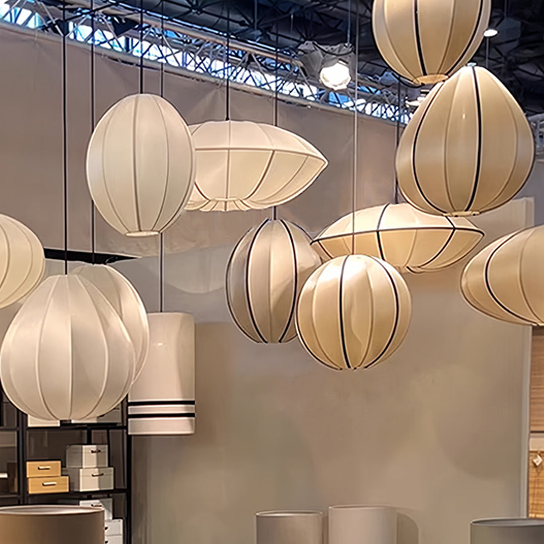 FENWICK TEXTILE DRUM PENDANT LUMINAIRE