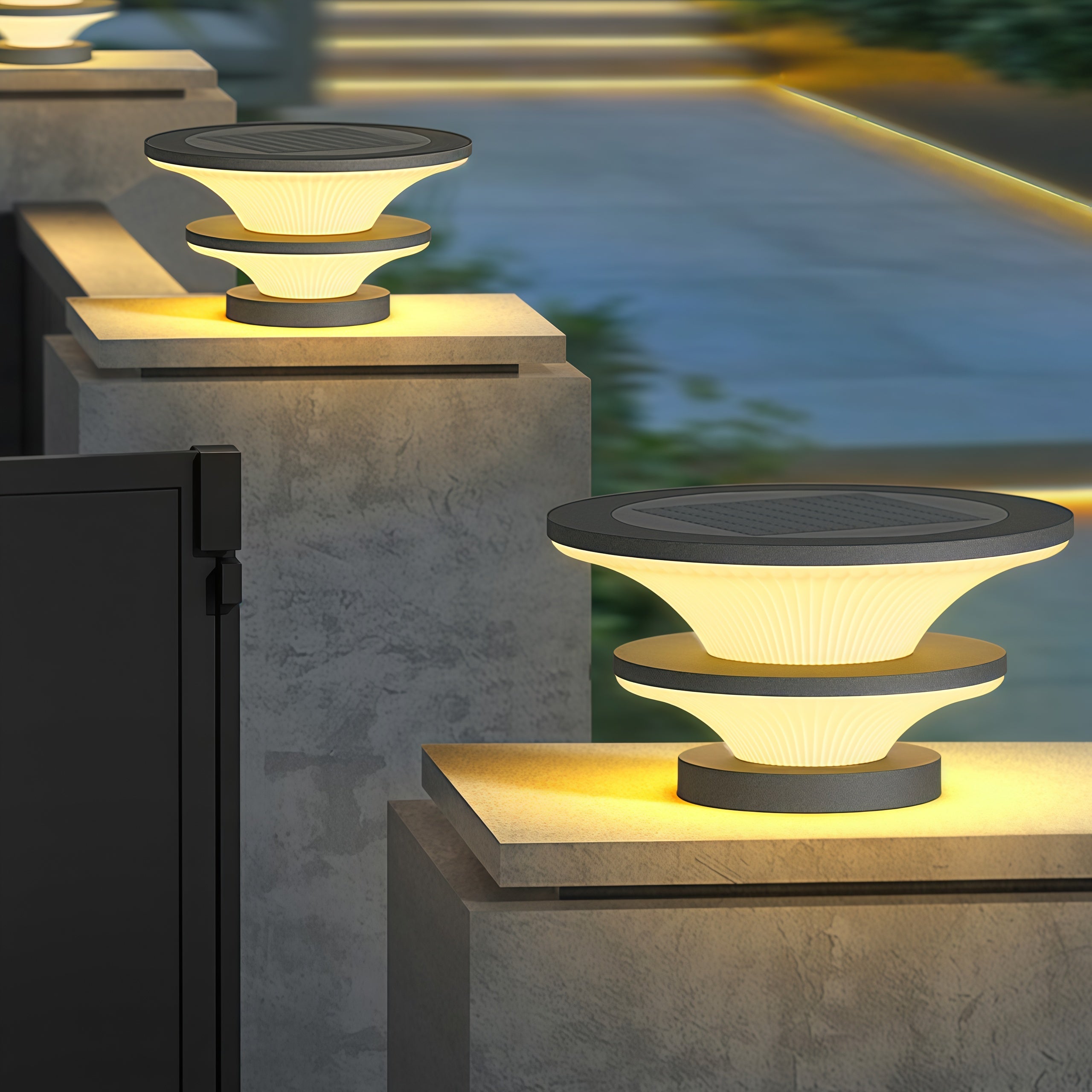 WINTHROP AQUA GUARDIAN ROUND GARDEN LANTERN