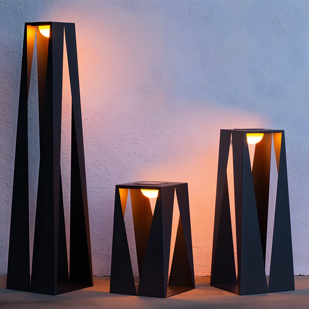 WINTHORPE RAINPROOF LANDSCAPE FLOOD LIGHT, CONTEMPORARY GEOMETRIC DESIGN