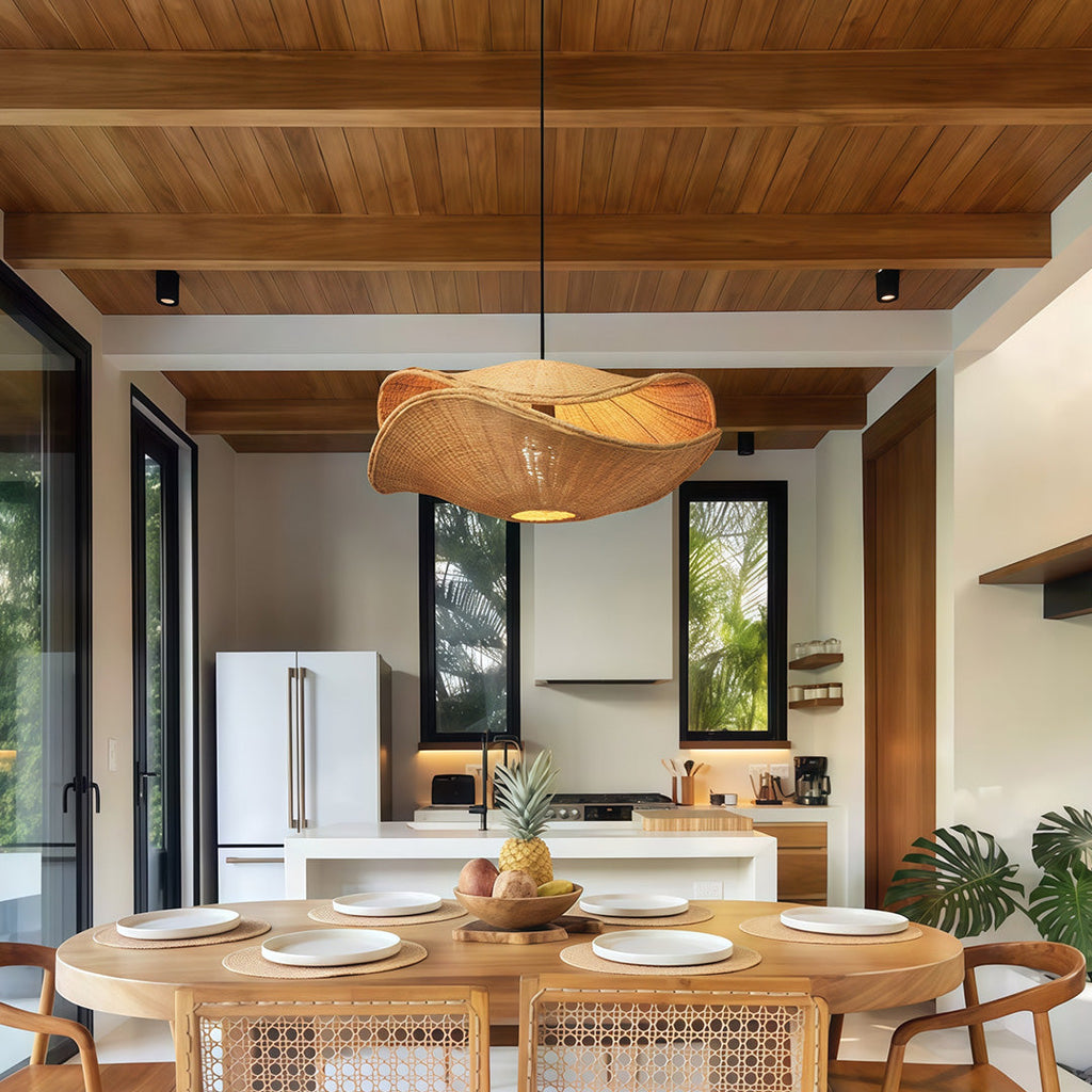 CHISWICK RATTAN INTERLUDE PENDANT LAMP