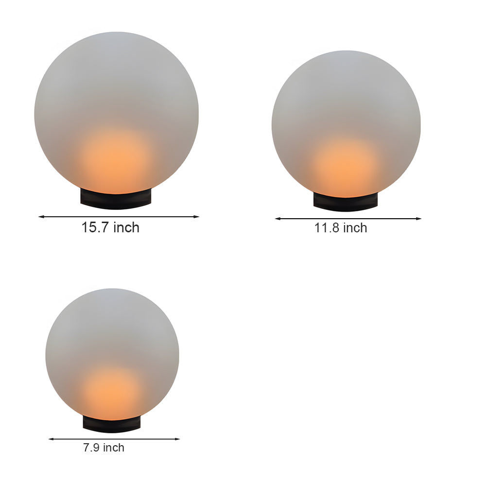 WINDSOR MOONLIT CIRCLE OUTDOOR LANTERN, WATER-RESISTANT MODERN DESIGN