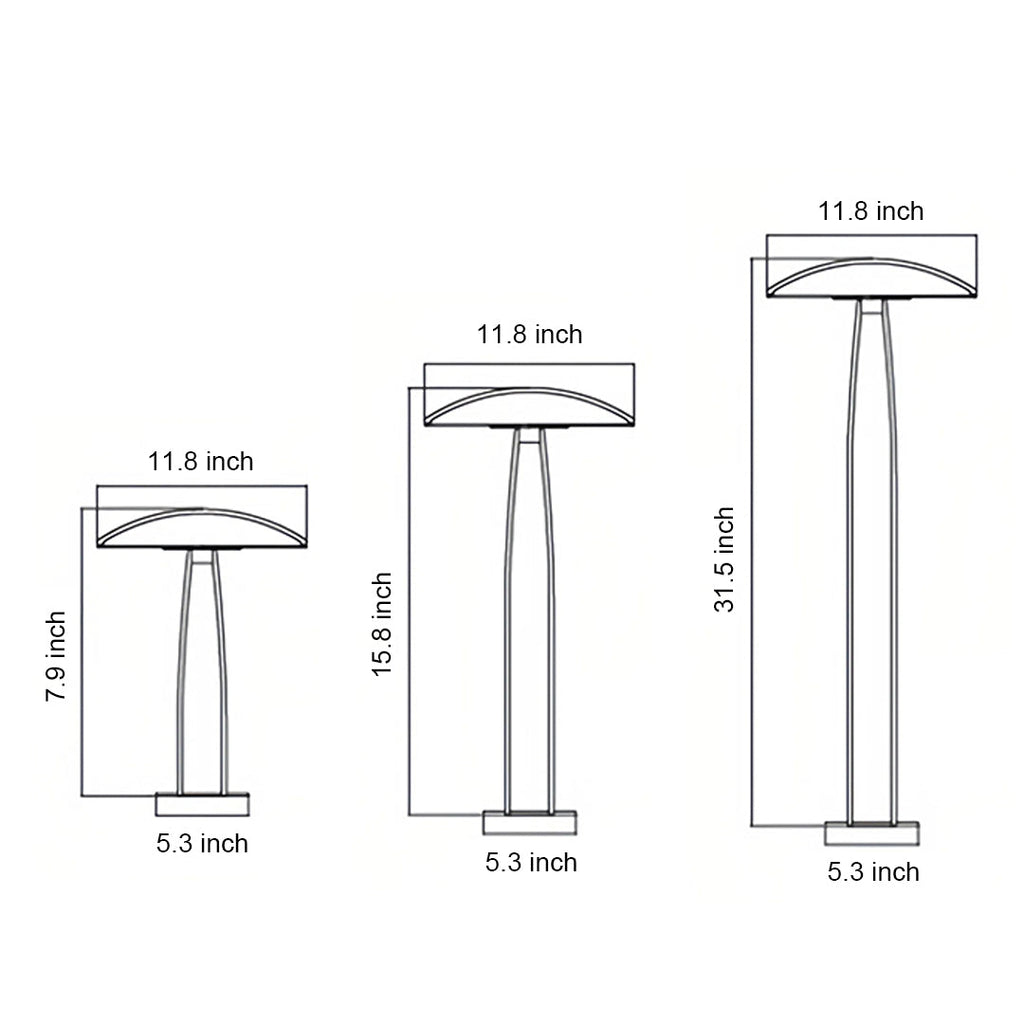 THISTLEWOOD MUSHROOM SHAPED OUTDOOR LED GARDEN LIGHT