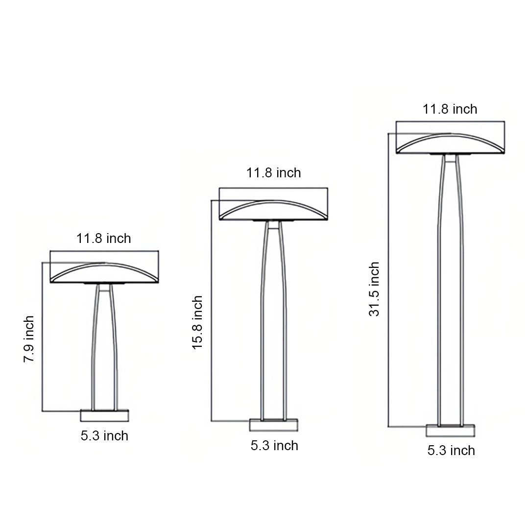 THISTLEWOOD MUSHROOM SHAPED OUTDOOR LED GARDEN LIGHT