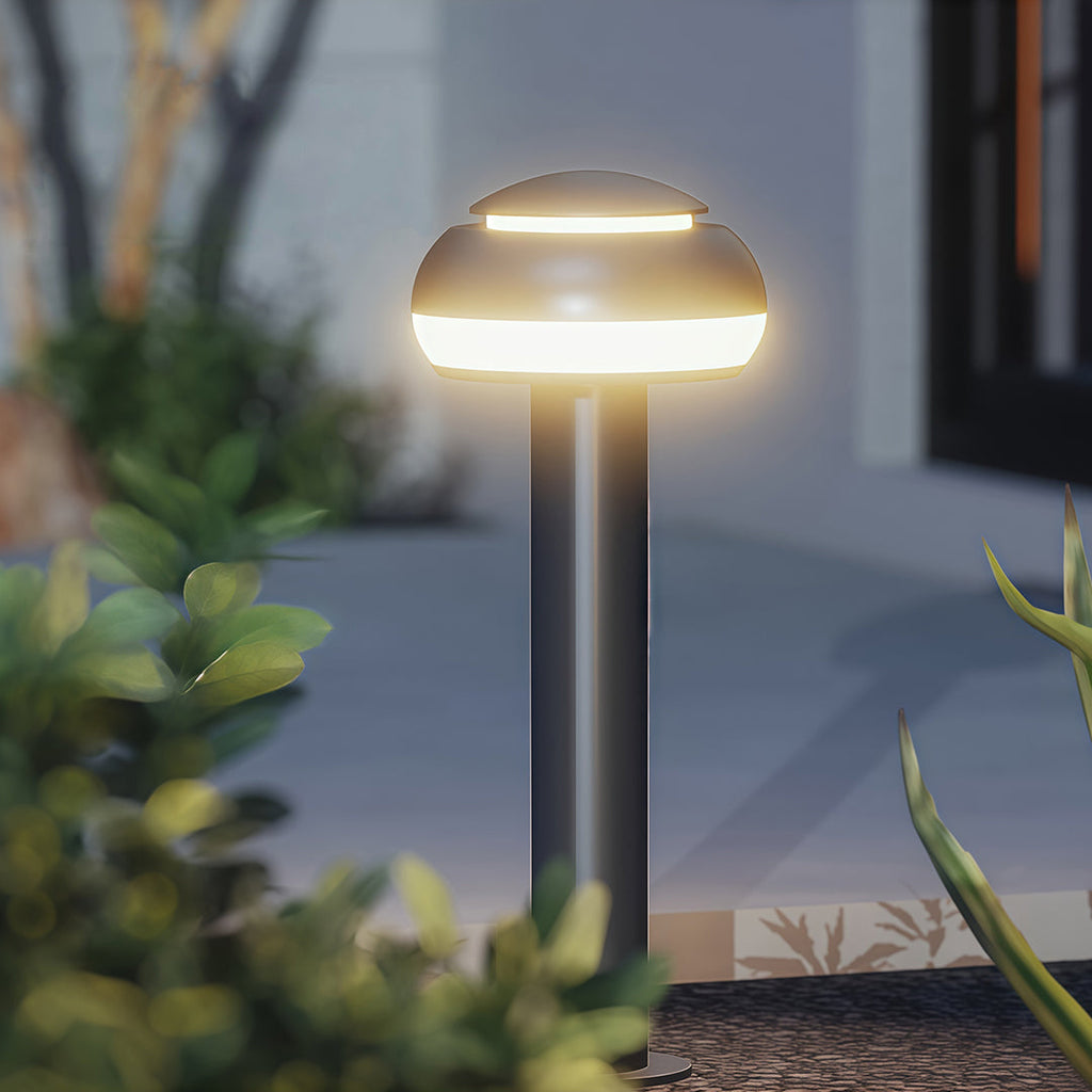 WINDSOR GROVE WEATHER-RESISTANT MUSHROOM GARDEN LANTERN
