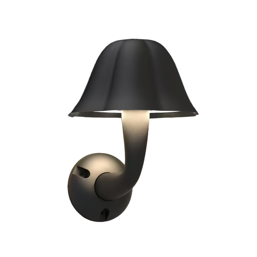 THISTLEWOOD OUTDOOR MUSHROOM LANTERN - WEATHER-RESISTANT MODERN WALL LIGHT