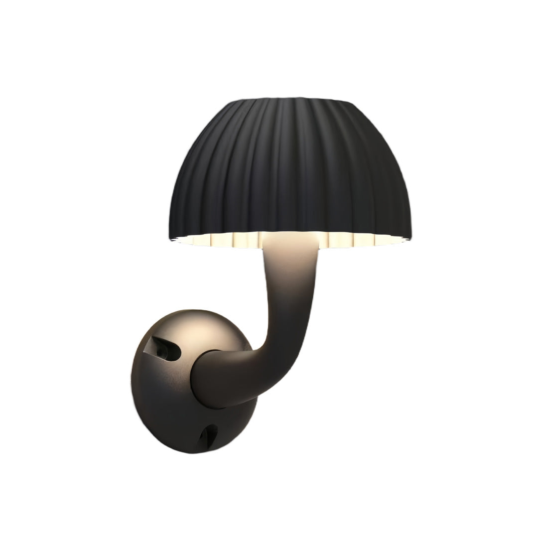 THISTLEWOOD OUTDOOR MUSHROOM LANTERN - WEATHER-RESISTANT MODERN WALL LIGHT