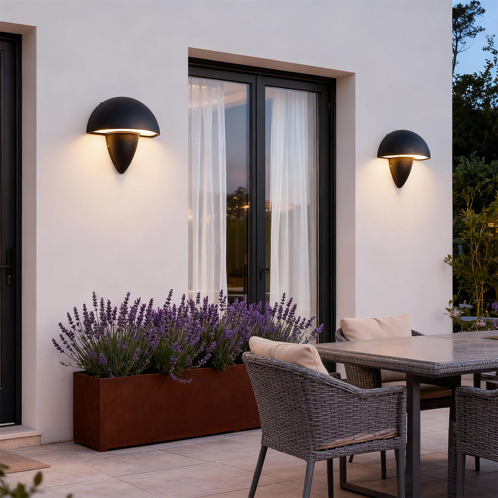 FENWICK FUNGAL GLOW WATER-RESISTANT LED WALL SCONCE