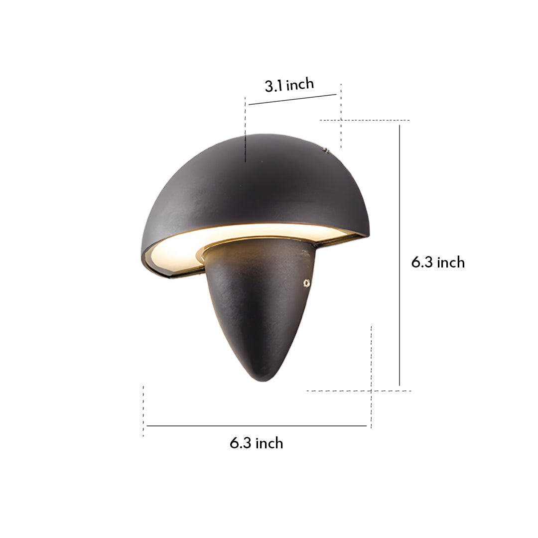 FENWICK FUNGAL GLOW WATER-RESISTANT LED WALL SCONCE