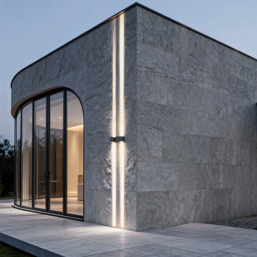 WINTHORPE SLIMLINE LED OUTDOOR WALL LIGHT WITH DUAL BEAM ILLUMINATION