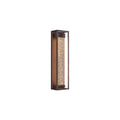 RAVENSDALE DARK METAL WEATHERPROOF LINEAR WALL LANTERN