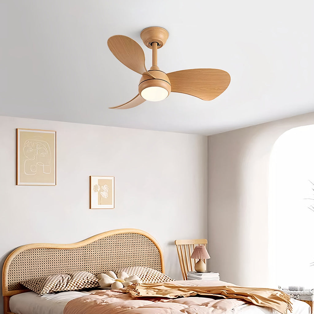 WINDSOR METAL INVERTED CEILING FAN WITH ILLUMINATED SHADE