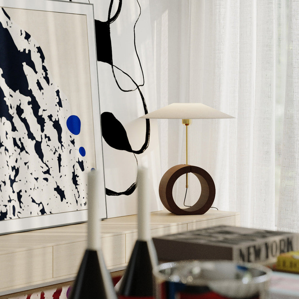 WINTERBOURNE NATURAL OAK ILLUMINATOR - SCANDINAVIAN INSPIRED TABLE LIGHT