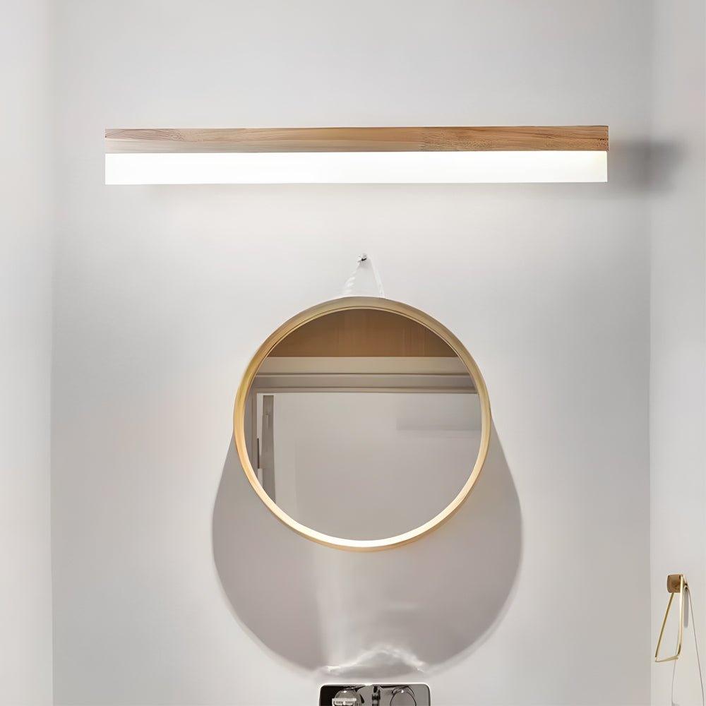 WINCHESTER WOODEN LED BATHROOM ILLUMINATION WITH ACRYLIC SHADE