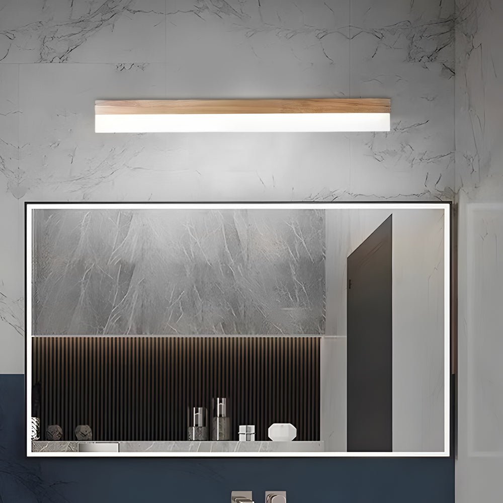 WINCHESTER WOODEN LED BATHROOM ILLUMINATION WITH ACRYLIC SHADE