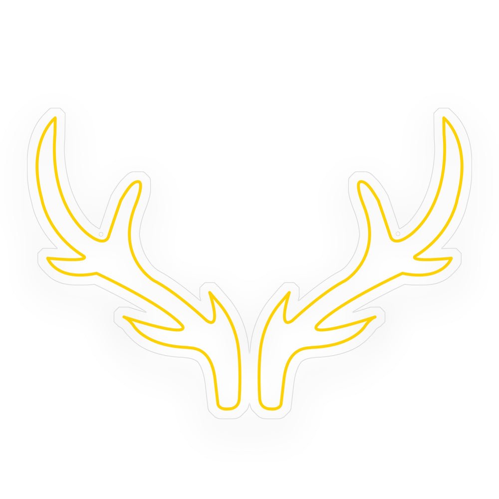FENWICK GLOWING REINDEER CELEBRATION SIGN WITH ADJUSTABLE BRIGHTNESS