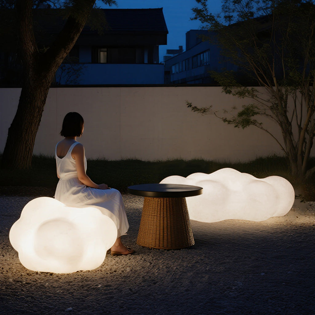 WINDSOR AURORA OUTDOOR ILLUMINATED GARDEN STOOL