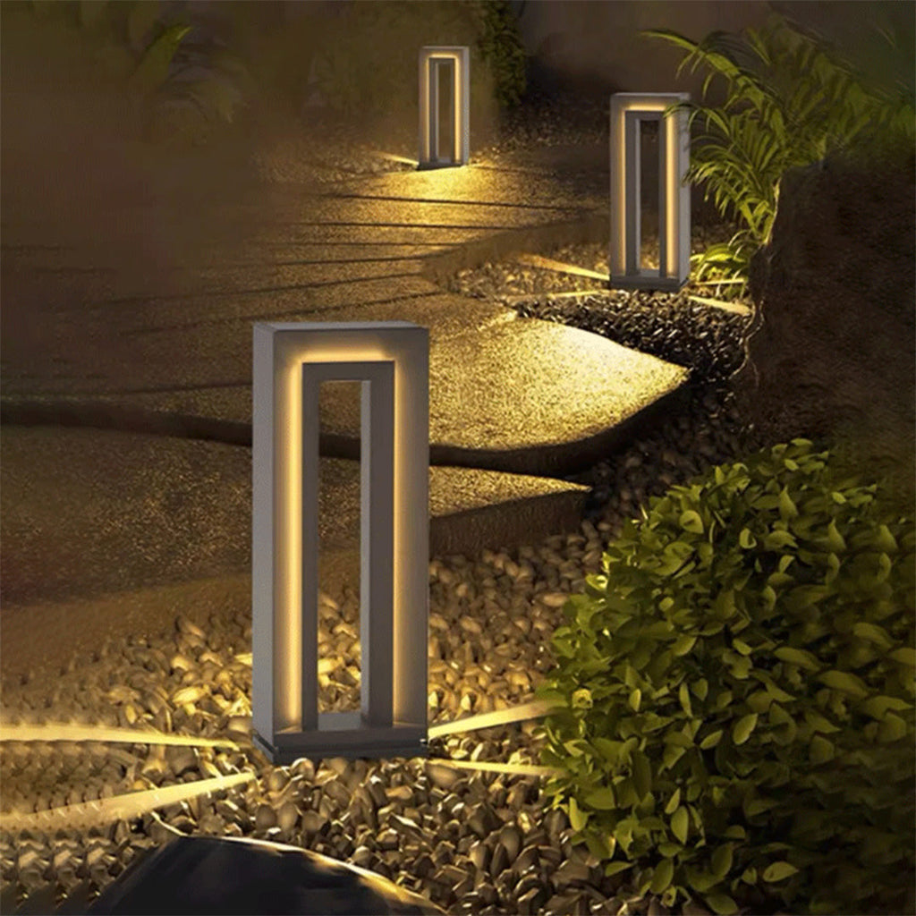 WINTHROP SQUARE LED GARDEN PILLAR LIGHT