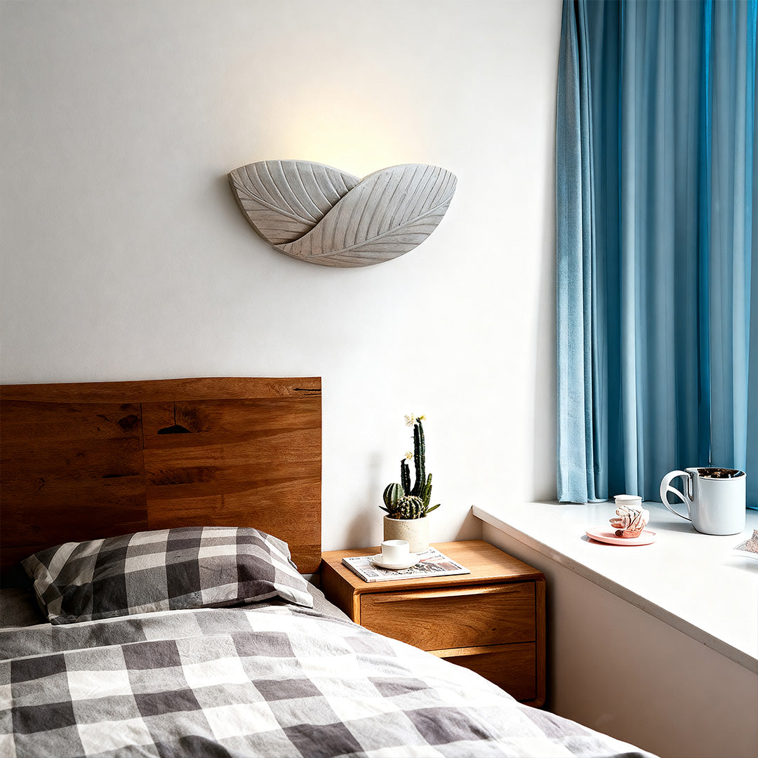 WINTHROP CEMENT WALL SCONCE WITH UPWARD ILLUMINATION
